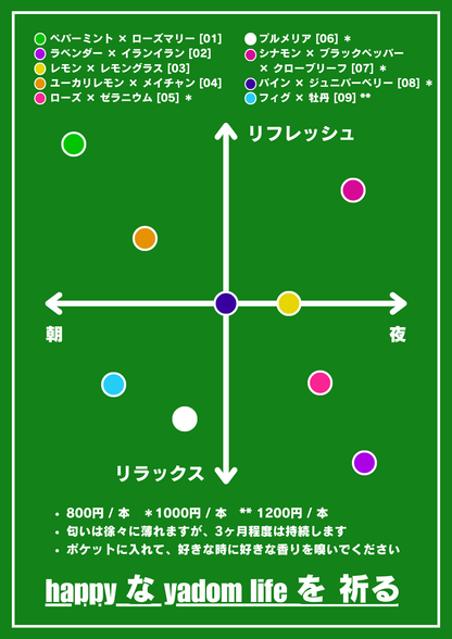 ヤードム 1本（9種類）